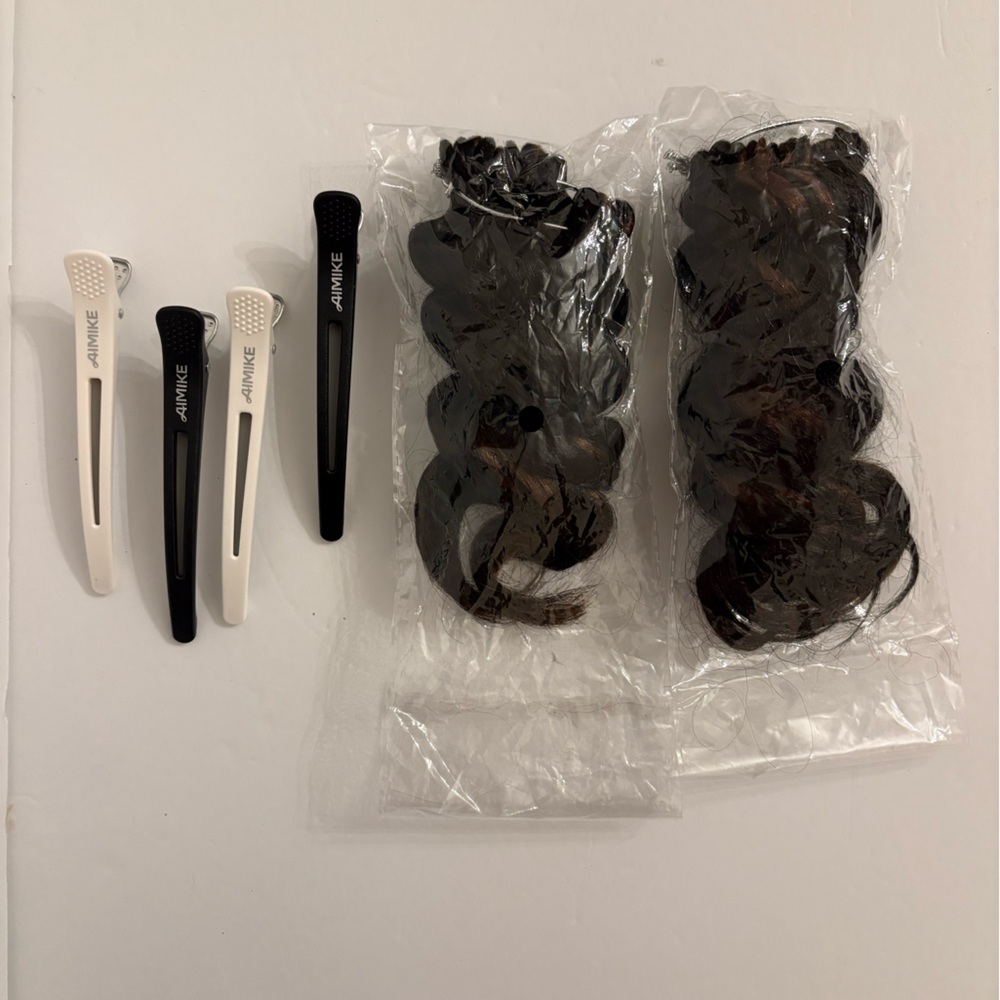 NWT 1B 27 Highlights Crochet Weaving Curls Clips